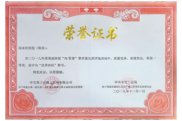 7S管理质量比武评选