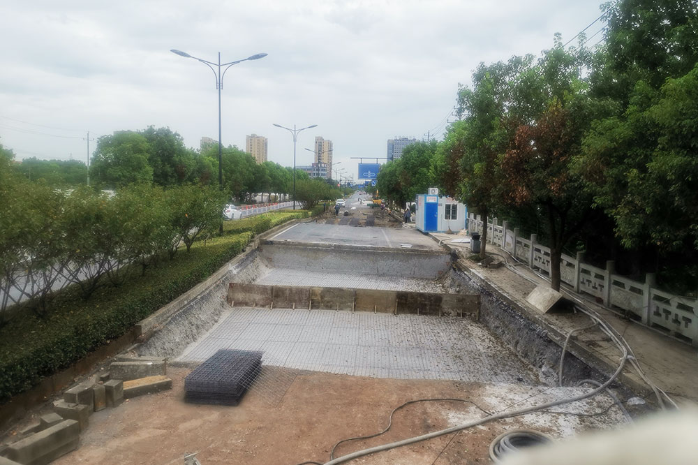 老余杭桥头换填